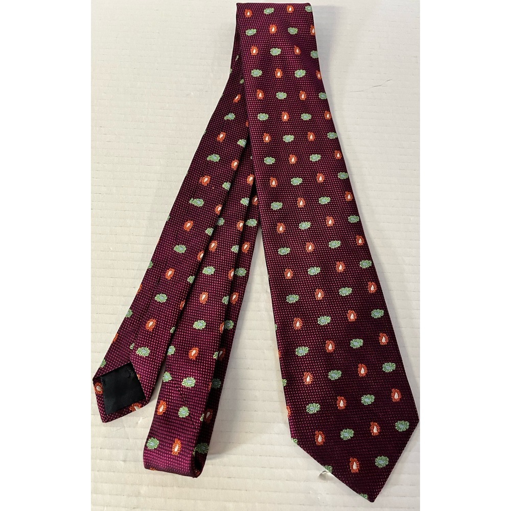 Brooks Brothers 346 Pure Silk Necktie Tie Mens Multi Color